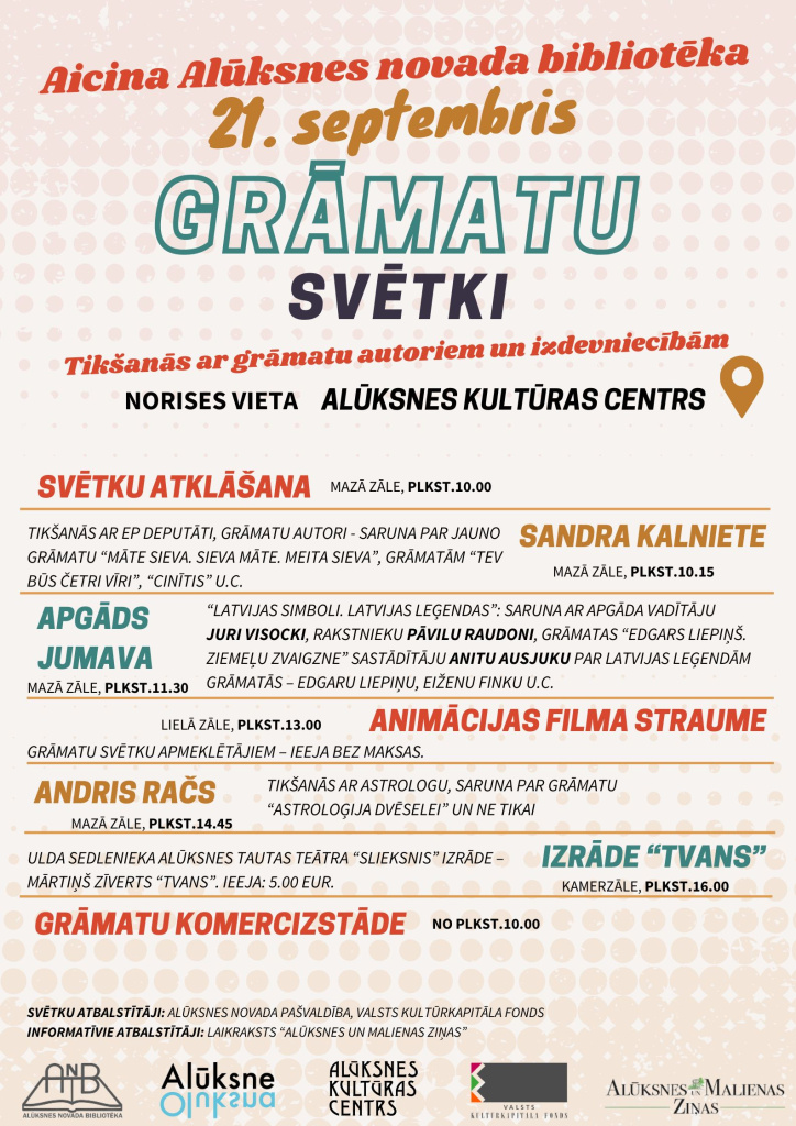 Grāmatu svētku afiša