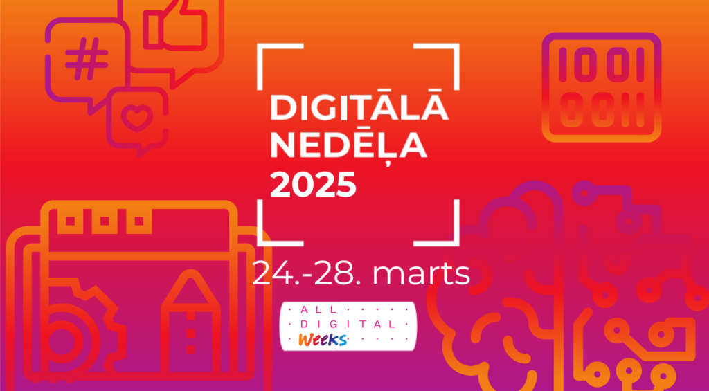 Digitālā nedēļa 2025 vizuālis