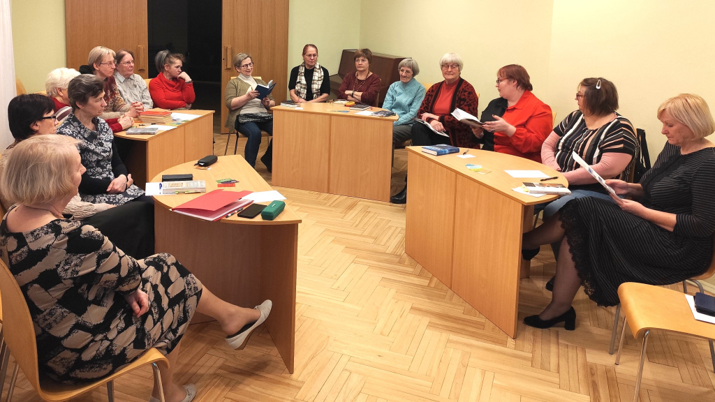 Lasītāju klubiņa tikšanās.