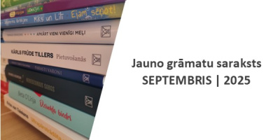 Jauno grāmatu saraksts, septembris 2025