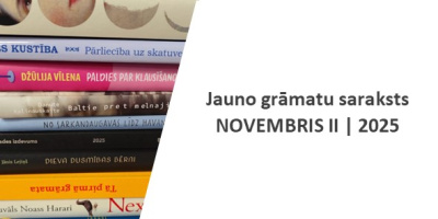 Jauno grāmatu sraksts, 2025. gada novembris 2