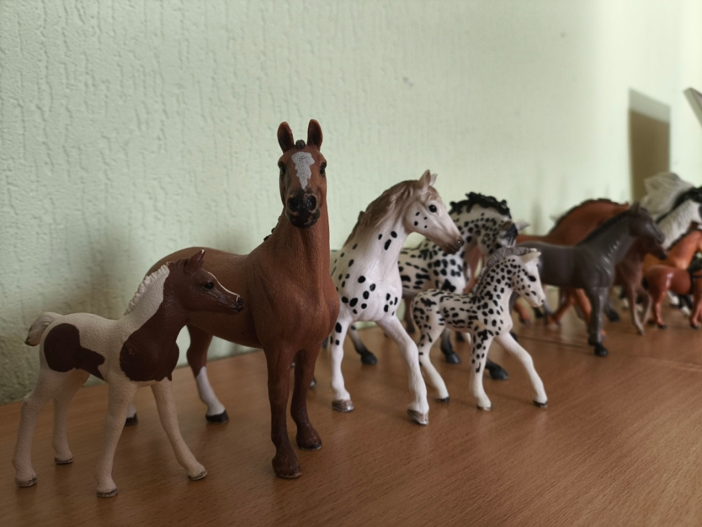 Emīlijas Frunzas zirgu figūriņu izstāde