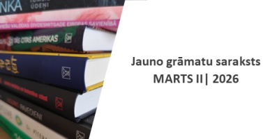 Jaunās grāmatas, 2026. gada otrais papildinājums.